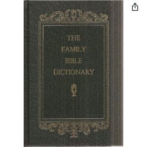 Vintage The Family Bible Dictionary